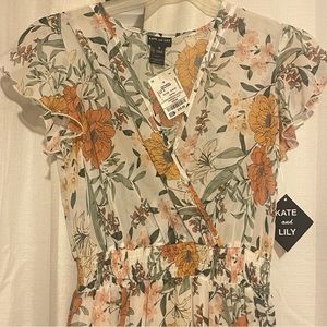 Kate and Lily Kate & Lily Maxi Dress NWT NEW Floral Dress Size 6